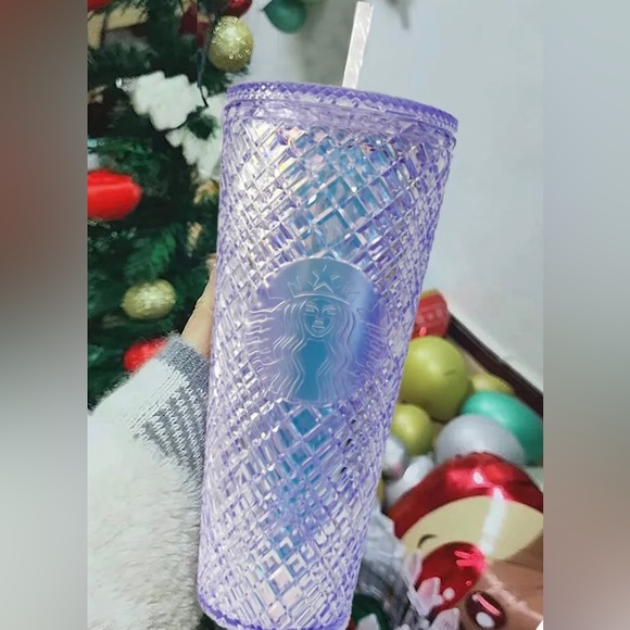 Starbucks Mexico Jeweled Unicorn Crystal Iridescent Studded Tumbler Cup 24oz NWT - Picture 8 of 12